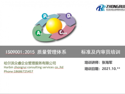 ISO9001:2015 质量管理体系标准培训